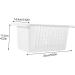 Shop Homsfou 4-Piece Living Room Loft Collar Basket - Stylish & Versatile Storage Solution - Buy Online on GoSupps.com