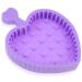 MAGICLULU Makeup Brush Cleaning Pad Makeup Pallets Brush Cleaner Pad Makeup Tools Silicone Makeup Tool Cleaner Beauty Makeups Tool Clean Supplies Purple Cosmetic Make up Silica Gel 12x9cm Purple