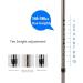 Canes Walking Stick Silver Engraved Flecked Stripes Pattern 10 Adjustable Heights with LED Light Lightweight Sturdy Aluminum Alloy Comfy Base for Men Women Star of Light - Buy Online on GoSupps.com