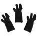 NOLITOY Curling Wand Gloves 3pcs Gloves Finger Barber Blocking Styling Shop for and Mitts Hair Wand Straightener Reusable
