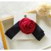 gaobaozhu Rose Black Bow Vintage Style Fabric Flower Hair Clip Women's Butterfly Knot Suitable for Dating and Daily Dressing - Buy Online on GoSupps.com