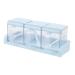 Alipis 1 Set Spice Jar Spices Plastic Containers Jars Seasoning Bottle Square Clamshell Kitchen Utensils BZCFZ216108483B6QV 24.3X9.4X9CM Blue