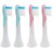 Toothbrush Heads Replacement for Philips Sonicare Kids | 4 Pack Pink & Blue | Ideal for Boys & Girls - Buy Online on GoSupps.com