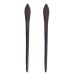 Beaupretty wood hairstick japanese hair chopsticks hand -carved hairpise hair scarf pin for long hair women 2 pieces (shuttle) 2 pieces (1 Pack) shuttle