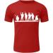 HDDK 4th of July Soldier Short Sleeve T-shirt | Independence Day Patriotic Tee - Red X-Large - Buy Online on GoSupps.com