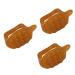 Beavorty 3 STK Turtle Bush Massify Face Lifting Massage Triggerpunkt Massage Guasha tool for the face Beauty Schafabrett beeswax made of natural resin Massagestab Bodies OrangeX3ST 11x6.5cmx3PCs