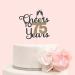 Cheers to 75 Years Cake Topper 75th Birthday Cake Topper for Brithday Party Cake Topper Decorations Cake Topper Decoration Supplies for Wedding Anniversary Party Birthday Party - Buy Online on GoSupps.com