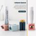 Uouovo 4-Piece Rolling Tube Toothpaste Squeezer with Frosted Handles and Stand | Bathroom Organizer for Saving Toothpaste and Creams - Buy Online on GoSupps.com