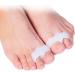 PEDIMEND Silicone Gel Toe Separators (5PAIRS - 10PCS) - Soft Gel Bunion Splint - Reduce Risk of Callus & Corn - for Men & Women - Foot Care (Double Loop Toe Separator) - Buy Online on GoSupps.com