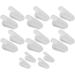 8 Pair Silicone Toe Corrector - Elastic Overlapping Separator for Big Toe Alignment - Buy Online on GoSupps.com