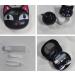 Duehut Anime Cute Cat Contact Lens Container - Portable Travel Box Kit with Cleaner Solution & Tweezers for Home & Office - Buy Online on GoSupps.com