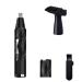 Rechargeable Ear and Nose Hair Trimmer for Men Women for Eyebrows & Facial Hair Dual Edge Blades for Painless Smooth Cutting Easy Cleansing with Cleaning Brush