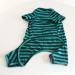 BT BEAR Classic Striped Dog Pajamas - Soft Cotton Overall for Bulldogs & Small Dogs (XL Green) | Comfortable Dog Clothing - Buy Online on GoSupps.com