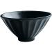 Bowl Snack Dip Bowls Dishware Creative Ceramic Ramen Bowl Black Matte Embossed High Rice Bowl Kitchen Tableware Rice Bowl Compatible with Kitchen Restaurant Gifts
