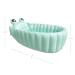 Inflatable Baby Bathtub - Portable Travel Bath Tub for Infants to Toddlers - Foldable Non Slip Spa Tub with Air Pump (Green) - Buy Online on GoSupps.com