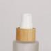 COSIDEA 6-Pack 60ml Frosted Glass Bottles with Bamboo Lids & Lotion Pump - Refillable Cosmetic Containers for Travel & Toiletries - Buy Online on GoSupps.com