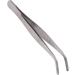 Tweezers Tool Portable Erosion Resistant Stainless Steel Tip Tweezers with Serrated Edge Easy to Clean for Watch Repair Bag (Curved Round Tip) - Buy Online on GoSupps.com