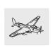2 x Microfiber Cleaning Cloths "Vintage Military Aircraft" (LC00024475)