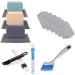 Kcvzitrds Set of 12 Cleaning Brushes Hand Window Rail Cleaning Brush for Quick Clean Corners and Space Easy Installation Easy to Use - Buy Online on GoSupps.com