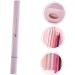Housoutil 1pc Lip Brush Mini Wand Makeup Double Ended Makeup Brush Lip Pride Fascinators Eyeshadow Cosmetics Dedicated Aluminum Tube Pink - Buy Online on GoSupps.com