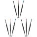 Healifty 9 pcs Silicone Earpicks Spiral and End Men Pick Tool Remover Ear Women Double-Ended Earwax Double Baby Massage Mixed Double-end Color for Adults Spoon Removal Wax Curette Soft As Shownx3pcs 14.4cmx3pcs