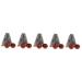 Healvian 5 sets Handball massage ball Massage balls for hand exercises fitness balls for the hand portable handballs Hand massage balls rosewood scrollrad wooden nail massage device roll the ball