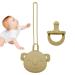 Renywosi pacifier set for babies and girls-set with safe pacifier covers easy to clean for travel picnic camping shopping etc.