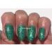 Bluesky Gel Polish Green Fine Glitter Sparkle VIP21 Nail UV LED Soak Off 10ml - Buy Online on GoSupps.com