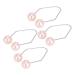 Dimple Trainer Portable Lightweight Enhance Smile Dimple Maker Balls Stainless Steel for Face Cheeks (Pink)
