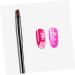 Ipetboom 1 Set Nail Painting Tools Powder Nail Brush Hair Bristles Nail Brush Round Flat Nail Brush Acrylic Nail Brush Glitter Manicure Pens Nails Brush Nail Art Pen Pull Wire Sector - Buy Online on GoSupps.com