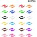 Housoutil 24 Pairs Glasses Holder for Kids & Adults - Anti-Ear Hook Reading Glasses & More - 4x0.6cm Convenient Glasses Storage - Buy Online on GoSupps.com