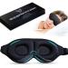 Sleep Mask for Men and Women Eye Mask 3D Eye Mask for Travel Sleeping & Yoga Quality Fabric and Foam with Adjustable Strap Eye Mask Soft and Comfortable Blocking 99.9% Light