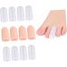 Healvian Silicone Gel Toe Sleeves for High Heel Protectors - 6 Pairs | Thumb & Ingrown Toe Sleeves with Hole | Toe Cushion & Caps | Reusable & Protective Cases | Assorted Color - 4.3x1.7cm - Buy Online on GoSupps.com