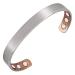 ENERCOPPEX 3500 Gauss copper bracelet for arthritis relief and wrist tunnel syndrome relief including 8 magnets suitable for men and women