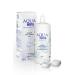 AQUA lens contact lens liquid (360 ml + container) - Premium all-in-one combination solution for soft contact lenses with HPMC (360 ml)