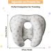 KAKIBLIN Kids Banana Neck Pillow - Grey Cross | Neck Support Travel Pillow for Stroller - Buy Online on GoSupps.com
