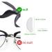 12 Pairs Anti-Slip Silicone Nose Pads for Glasses & Sunglasses | Adhesive Eyeglass Pads (1mm Black) - Shop Now! - Buy Online on GoSupps.com