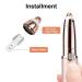 Rose Gold Replacement Heads for Women Eyebrow Hair Remover Trimmer Blades (5Pcs) | Painless & Perfect Touch | Includes Cleaning Brush | As Seen on TV - Buy Online on GoSupps.com