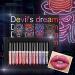 Dulele Lipstick Set - 12 Shiny Waterproof Colors | Long-Lasting Metallic & Matte Lip Gloss | Perfect for Halloween & Festivals | International Shipping - Buy Online on GoSupps.com