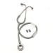 Silvery Stethoscope - Lightweight Aluminum Grey Tube - Pack of 1 | International Shipping Available - Buy Online on GoSupps.com