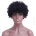 SHIYID Short Afro Wig Synthetic Hair Hest Resistant Fiber Black Curly Wigs For Black Women