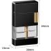 2024 Butane Lighter Windproof Direct Jet Dual Flame Lighter Soft Flame/Jet Flame Switchable Gas Lighter Lighter with Observation Window Metal Lighter Men's Gift (Gas Not Included)(Gold) - Buy Online on GoSupps.com