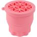 Qilmal Makeup Brush Cleaner Brush Cleaning Cup Brush Cleaning Mat Silicone Makeup Brush Cleaning Cup Portable Makeup Holder Silicone Cleaning Cup Environment Friendly Purple - Buy Online on GoSupps.com