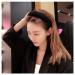 ZAHSY Black Satin Headband for Women - Non Slip Wide Hair Accessories - Buy Online on GoSupps.com