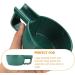 JE COMPRIS Green Ceramic Shaving Bowl - Plastic Storage Shell for Shaving Foam & Soap - Deep Water Tank with Handle - Buy Online on GoSupps.com