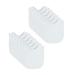 Royal Icon Baby Bibs 0-6 Months & 6-12 Months 100% Organic Cotton Hook and Loop Baby Feeding Bibs - Soft Absorbent Baby Bib - Adorable baby weaning bib For Toddler Boys and Girls Set of 3/6 /12Pc 12 x White