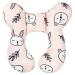 vocheer Baby Travel Pillow(Upgraded Version) for Head and Neck Support Pillow for Pushchair Car Seat Travel (Pink Bear) White