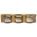 Set of 3 terrines in a 90G jar - Micouleau product - southwest - artisanal - pâté - preserves - gift box - gift basket