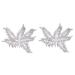 minkissy Flowers bridal comb wedding Snowflake rhinestone floral headpiece leaves decor accesorios para silver headpiece flowers decor floral decorations alloy hair bride Comb