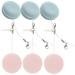 6pcs Macaron Cleaning Wipe Smart Glasses Wipes Screen Phone Cleaner Eye Glasses Lens Cleaner Glasses Cleaner Glass Cleaning Cloth Eye Glass Clean Cloths Plastic Rag